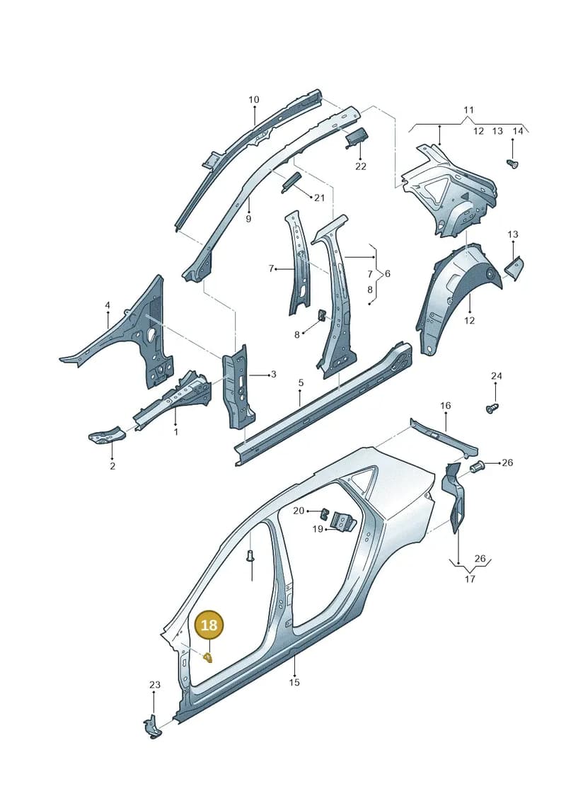 5F0821139A — SEAT Leon ST (2016-2020) diagram 754809300, position 18