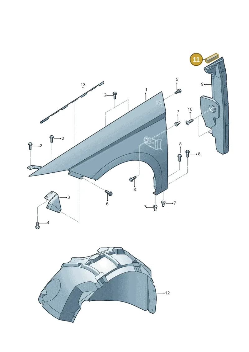5F0823729 — SEAT Leon ST (2016-2020) diagram 754821000, position 11