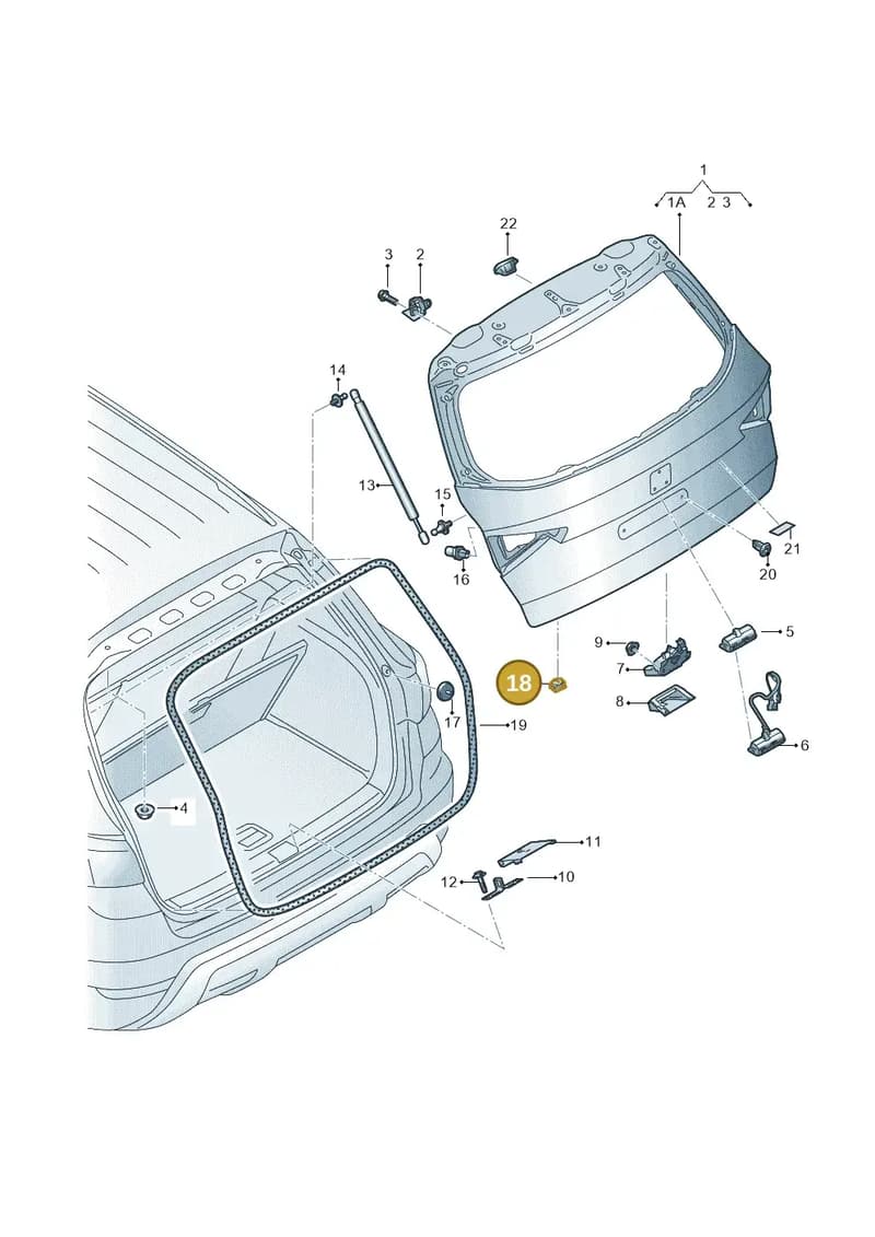 5F0827489 — SEAT Arona (2017-) diagram 471827000, position 18