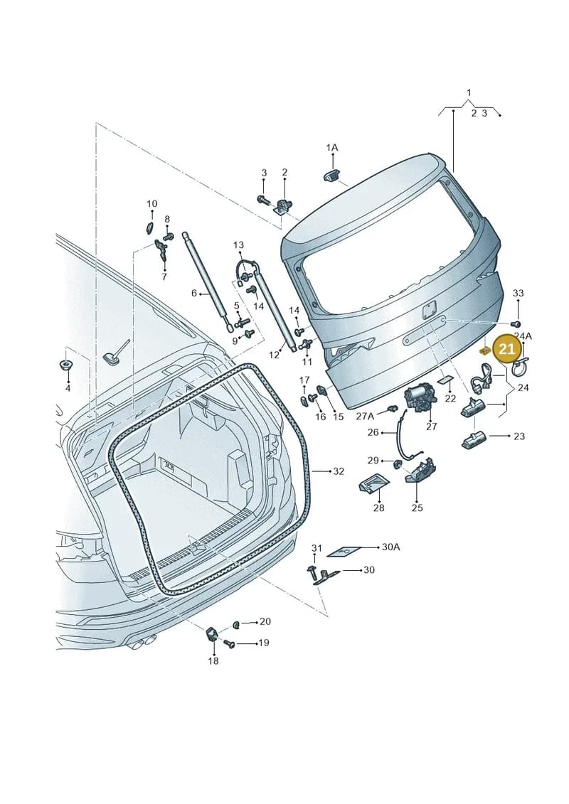 5F0827489 — SEAT Ateca (2016-) diagram 893827000, position 21