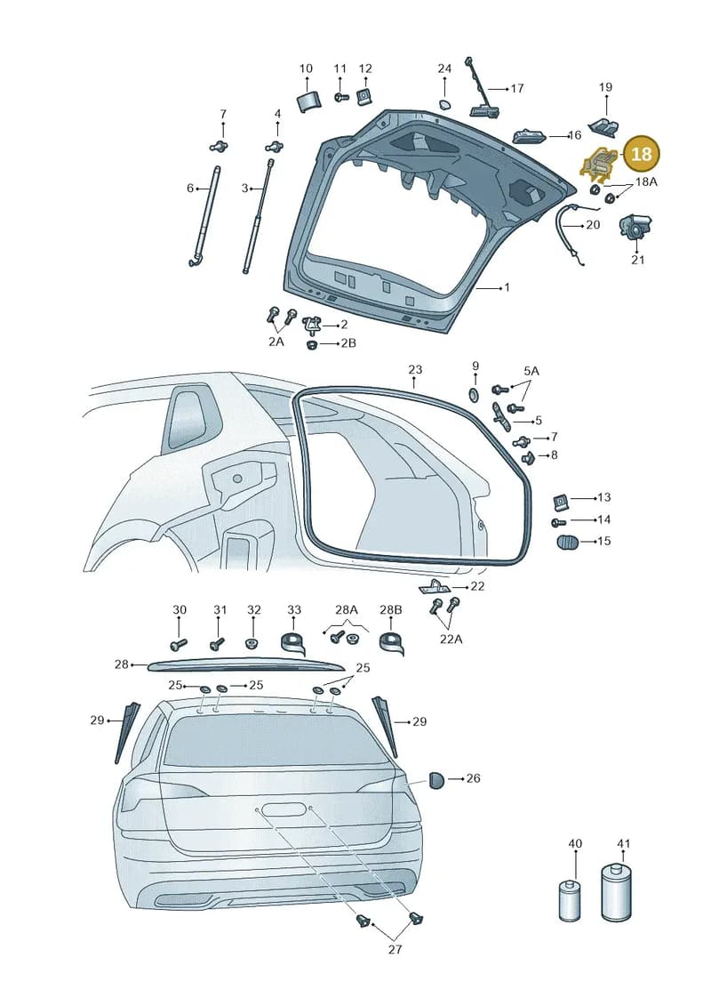 5F0827505A — Skoda Kamiq (2019-2020) diagram 584827010, position 18