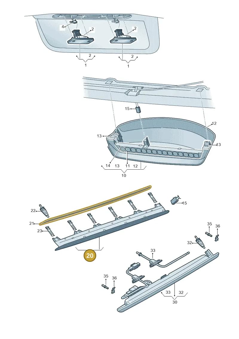 5F0945097K — Skoda Karoq (2017-2023) diagram 834943000, position 20