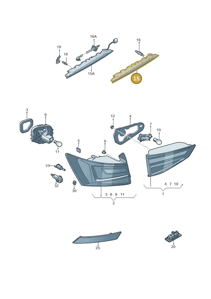 5F0945097K — SEAT Ateca (2016-) diagram 893945100, position 15