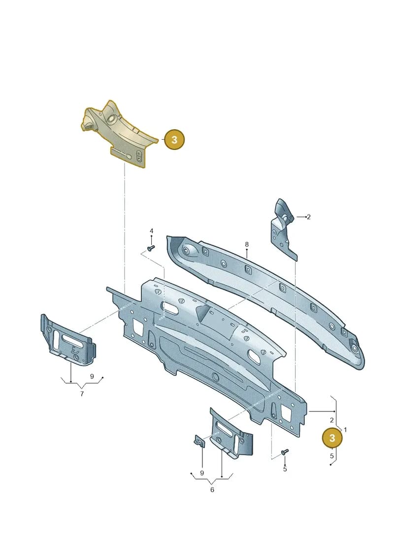 5F3809440 — SEAT Leon ST (2016-2020) diagram 754813000, position 3