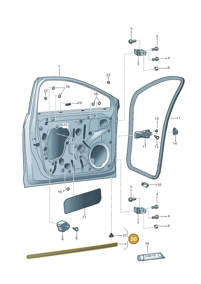 5F3837675A9B9 — SEAT Leon ST (2016-2020) diagram 754831000, position 20