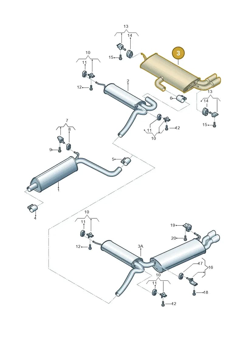 5F4253609M — SEAT Leon ST (2016-2020) diagram 754253850, position 3