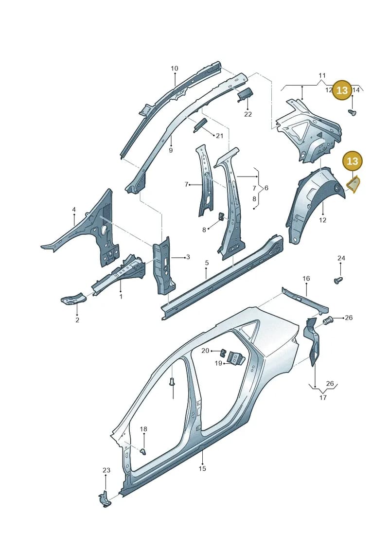 5F4813228 — SEAT Leon ST (2016-2020) diagram 754809300, position 13