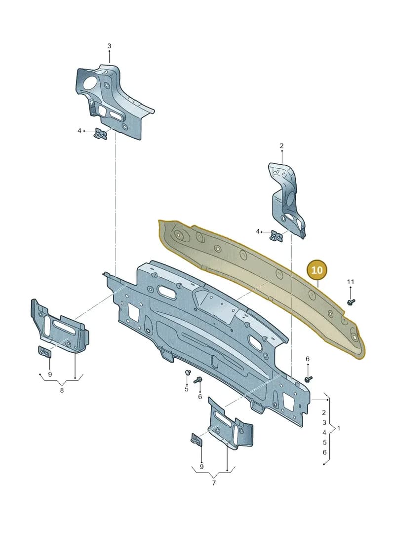 5F4813315A — SEAT Leon (2019-) diagram 5fn813000, position 10