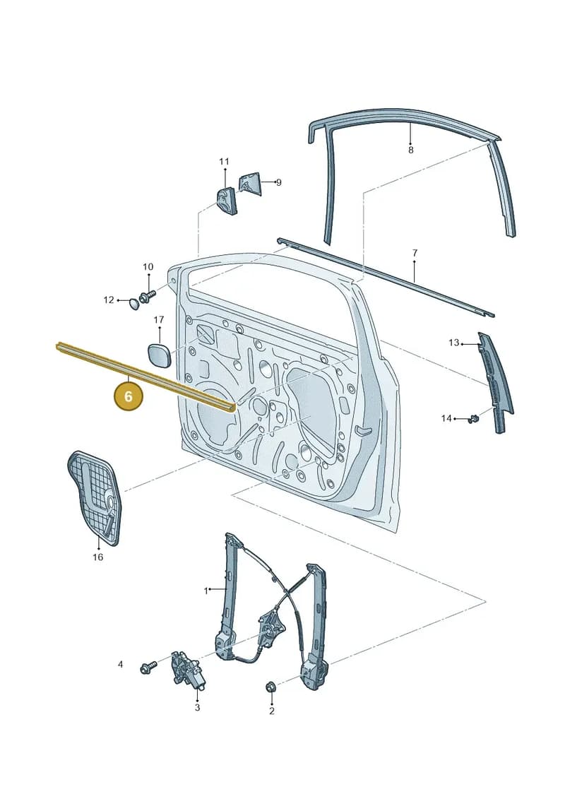 5F4837472B — SEAT Leon ST (2016-2020) diagram 754837600, position 6