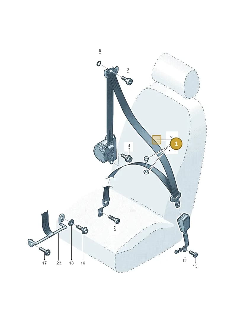 5F4857705BRAA — SEAT Leon ST (2016-2020) diagram 754857600, position 1