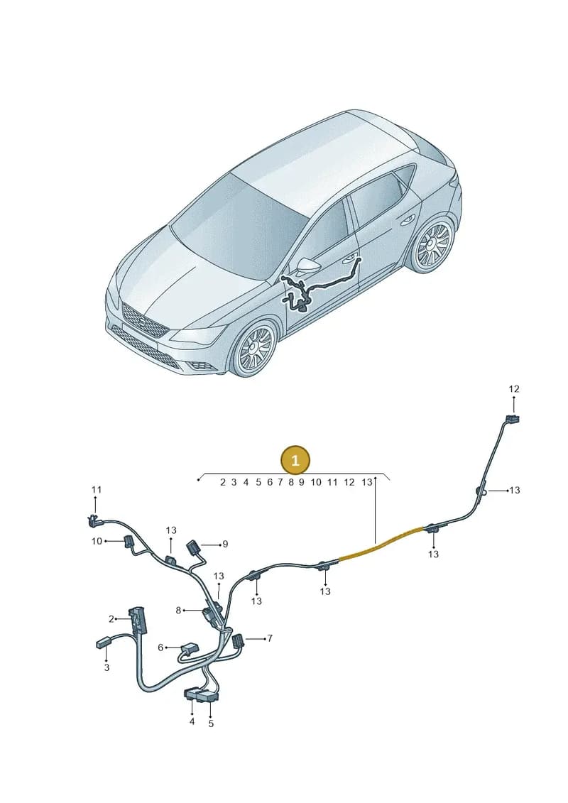 5F4971035AH — SEAT Leon ST (2016-2020) diagram 830972400, position 1