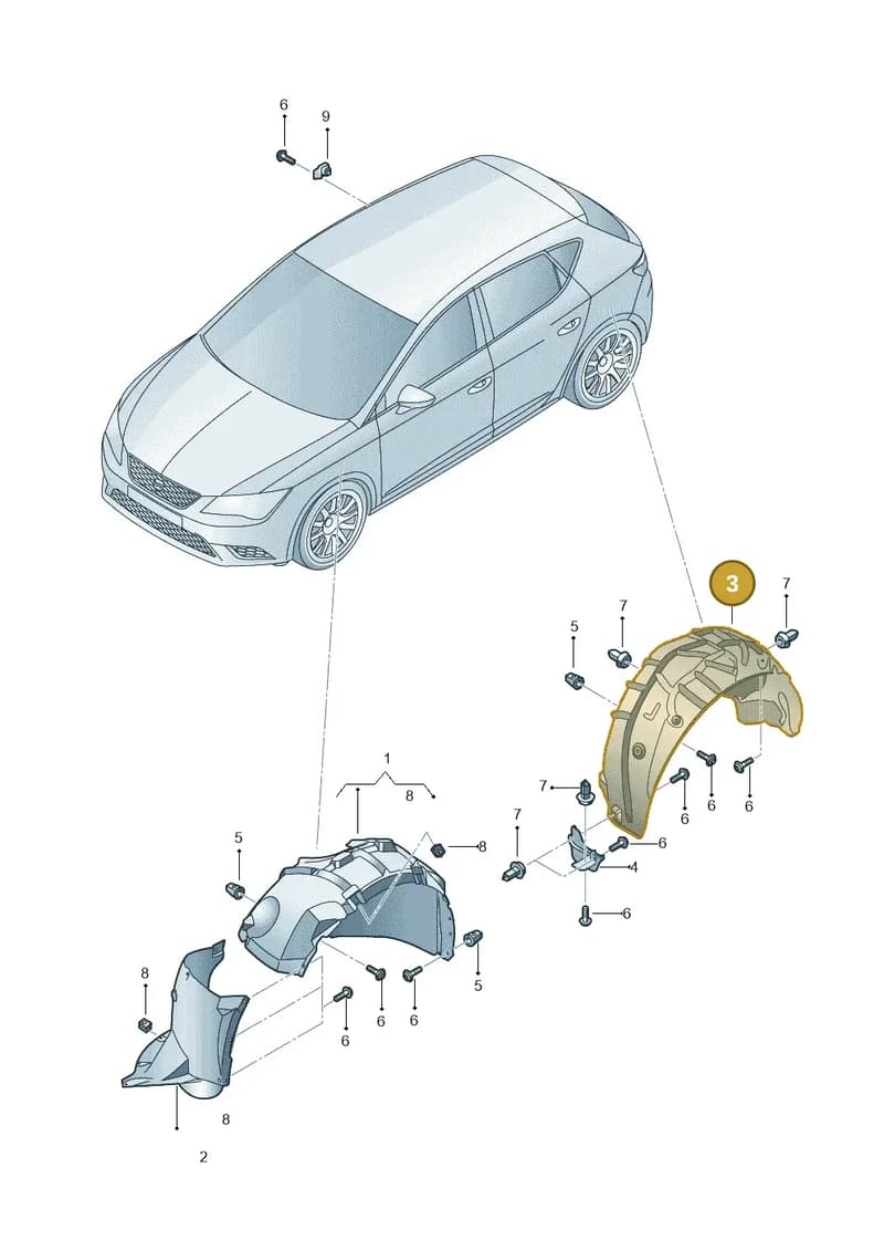 5F9810971A — SEAT Leon ST (2016-2020) diagram 754821500, position 3