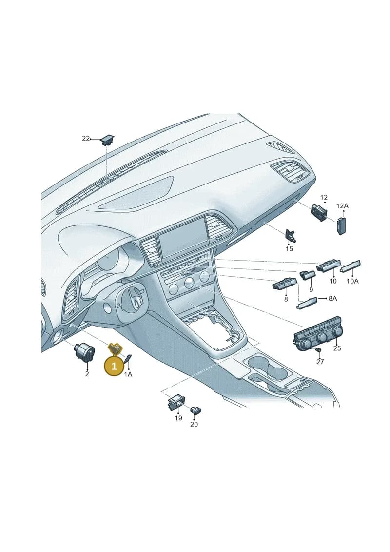5F9941333WHS — SEAT Leon ST (2012-) diagram 754941520, position 1