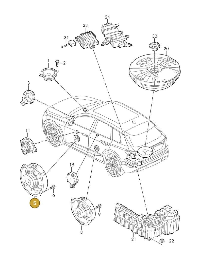 5FA035415 — SEAT 578 platform diagram f3b035350, position 5