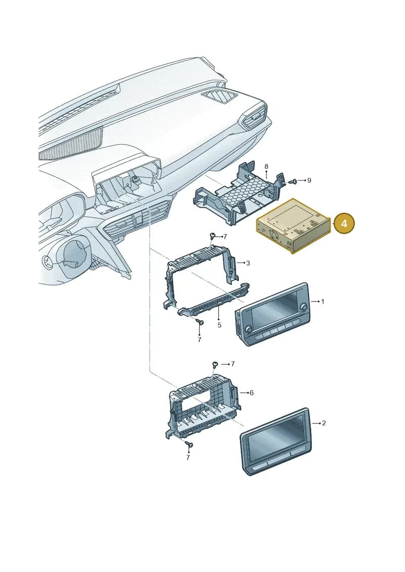 5FA035862C — SEAT CUPRA Formentor (2020-) diagram 5fn035000, position 4