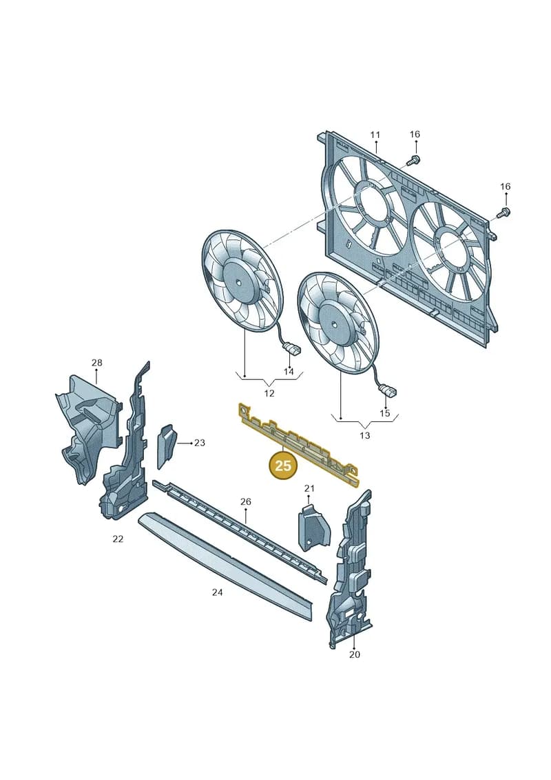 5FA121329 — SEAT Leon (2019-) diagram 438121930, position 25
