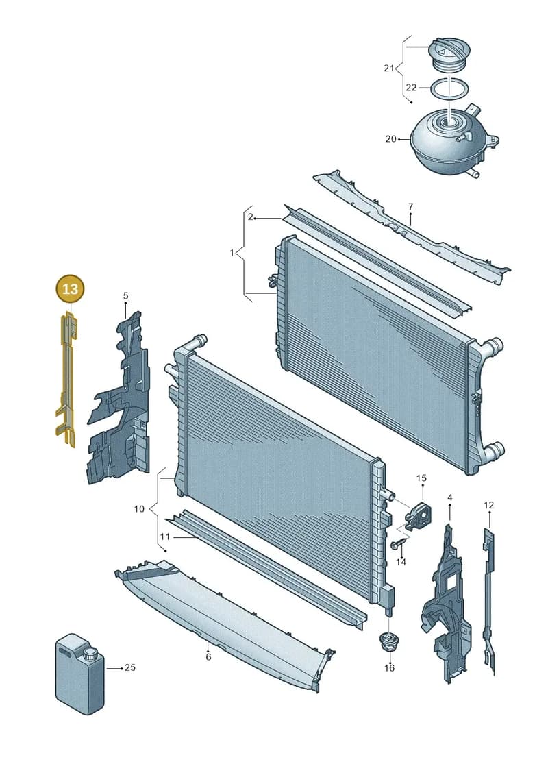 5FA121332H — SEAT Leon (2019-) diagram 884122080, position 13