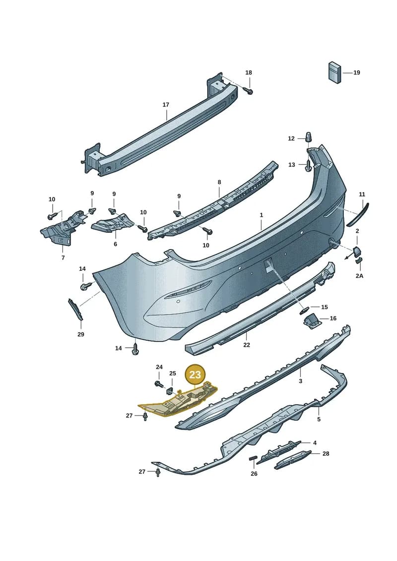 5FA807165A9B9 — SEAT Leon (2019-) diagram 5fn807070, position 23