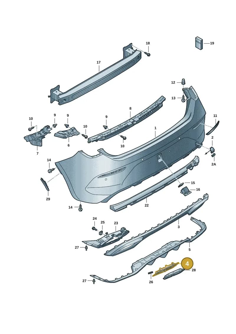 5FA8072989B9 — SEAT Leon (2019-) diagram 5fn807070, position 4