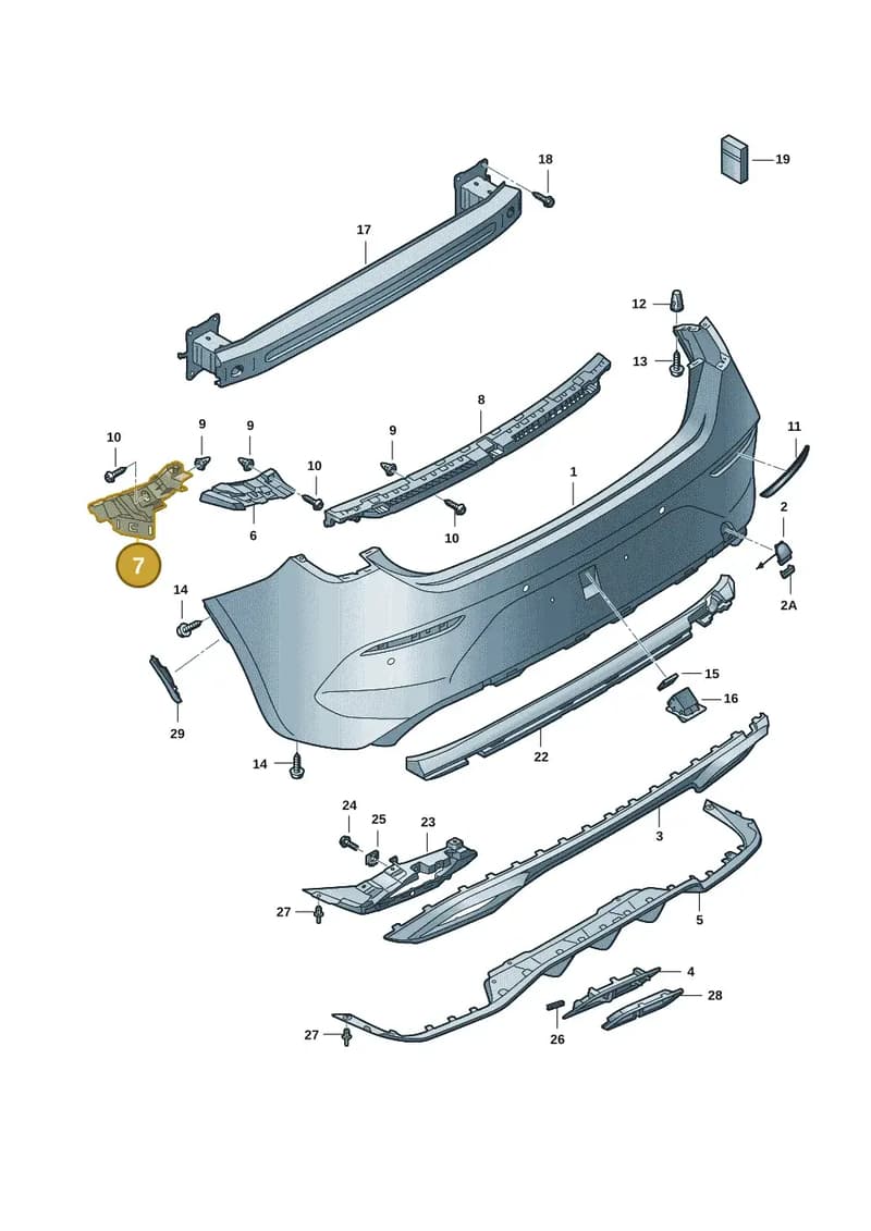 5FA807394A — SEAT Leon (2019-) diagram 5fn807070, position 7