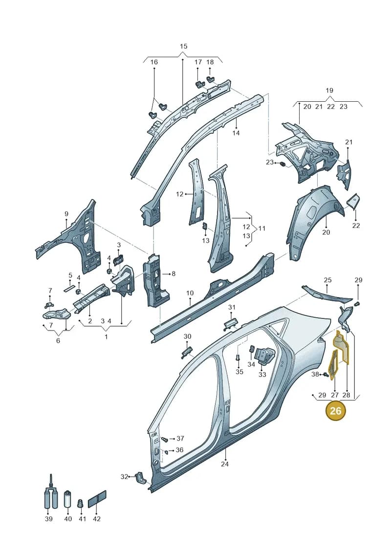5FA813319 — SEAT Leon (2019-) diagram 5fn809000, position 26