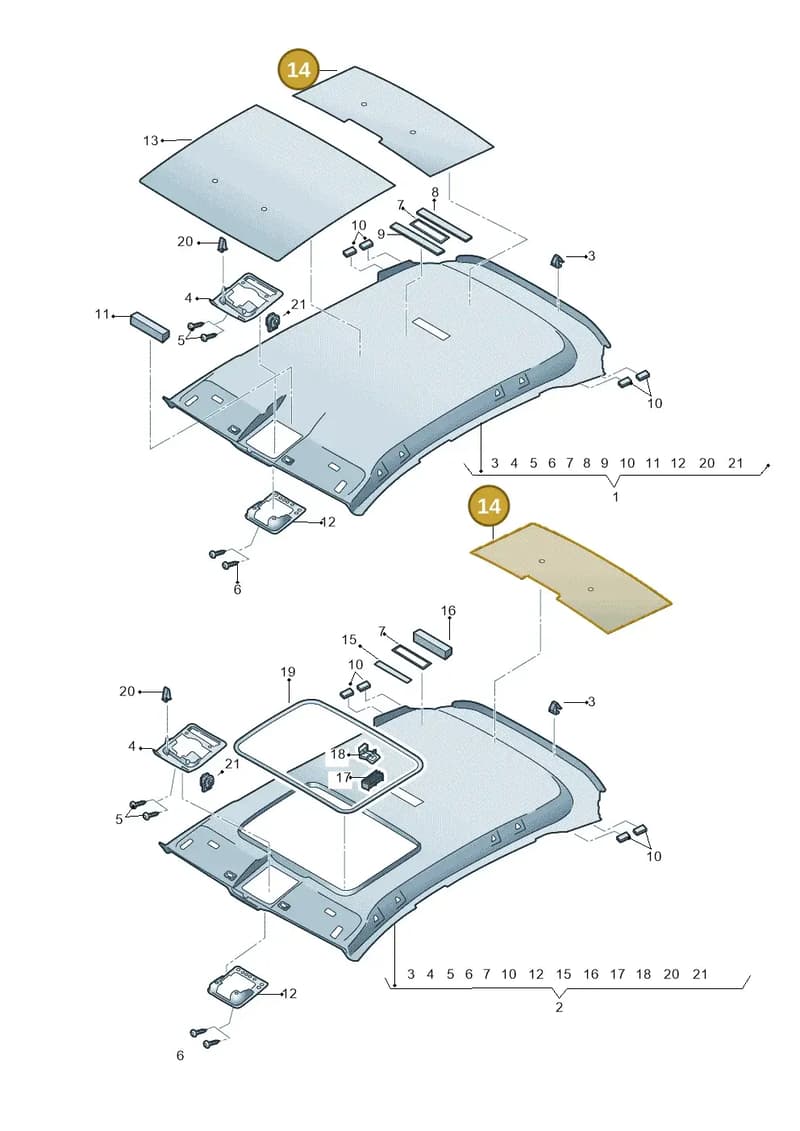 5FA817157A — SEAT Leon (2019-) diagram 5fn867055, position 14