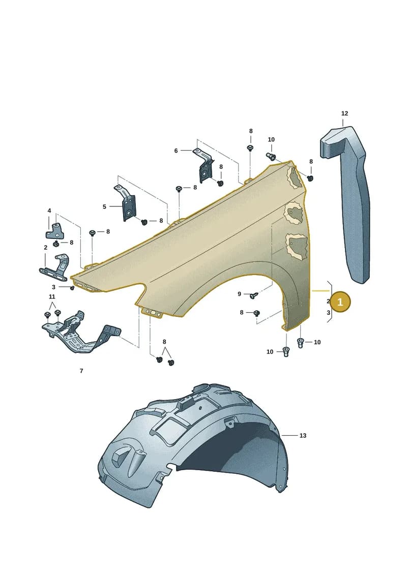 5FA821021C — SEAT Leon (2019-) diagram 5fn821000, position 1