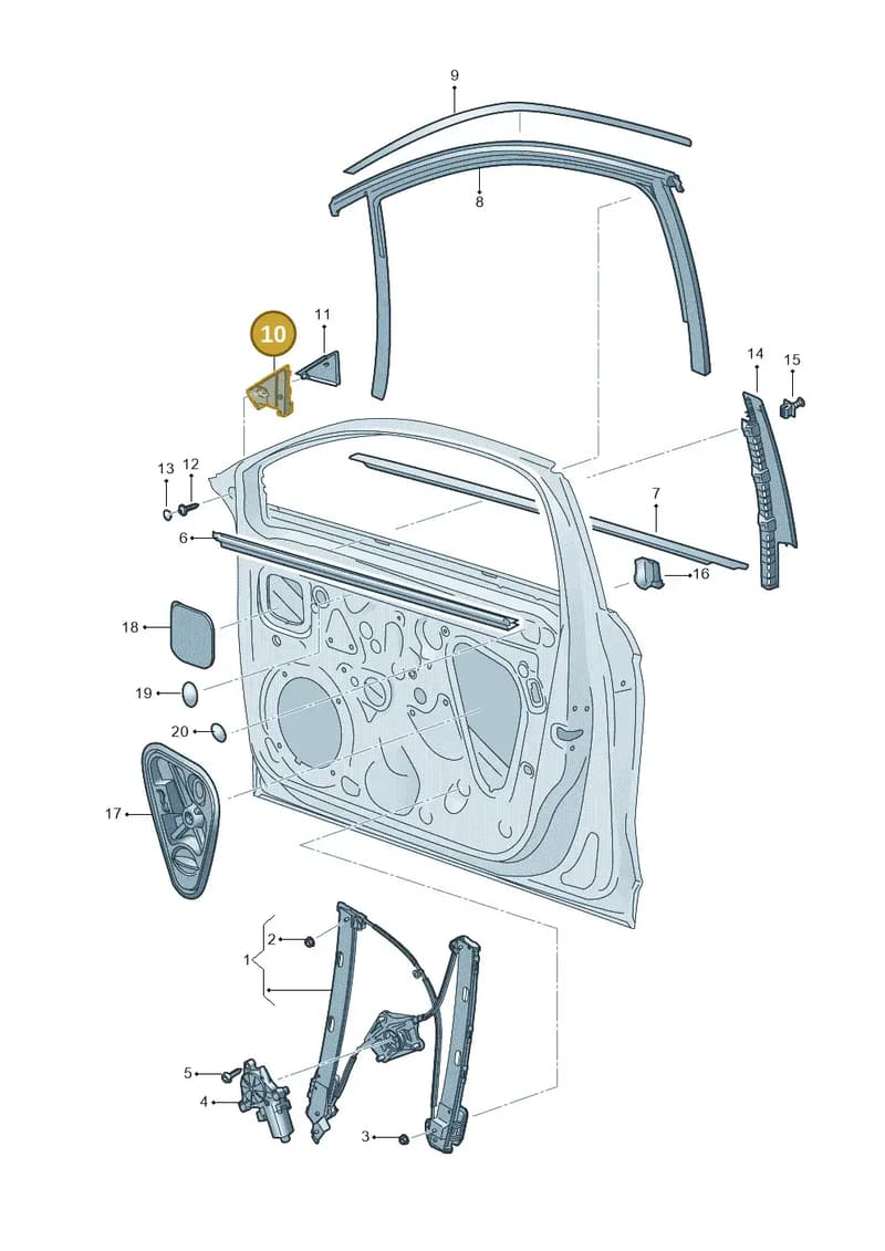 5FA837368B — SEAT Leon (2019-) diagram 5fn837060, position 10