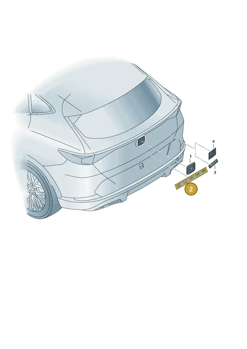 5FA853687G7MJ — SEAT CUPRA Formentor (2020-) diagram 5ff853020, position 2