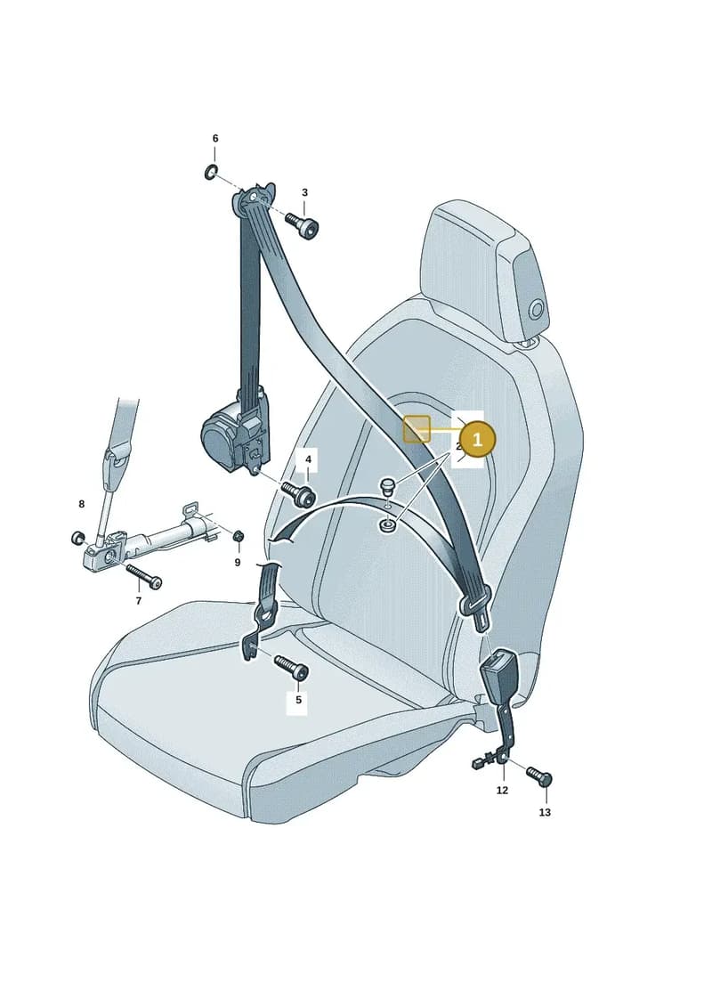 5FA857706ARAA — SEAT CUPRA Formentor (2020-) diagram 5fn857060, position 1