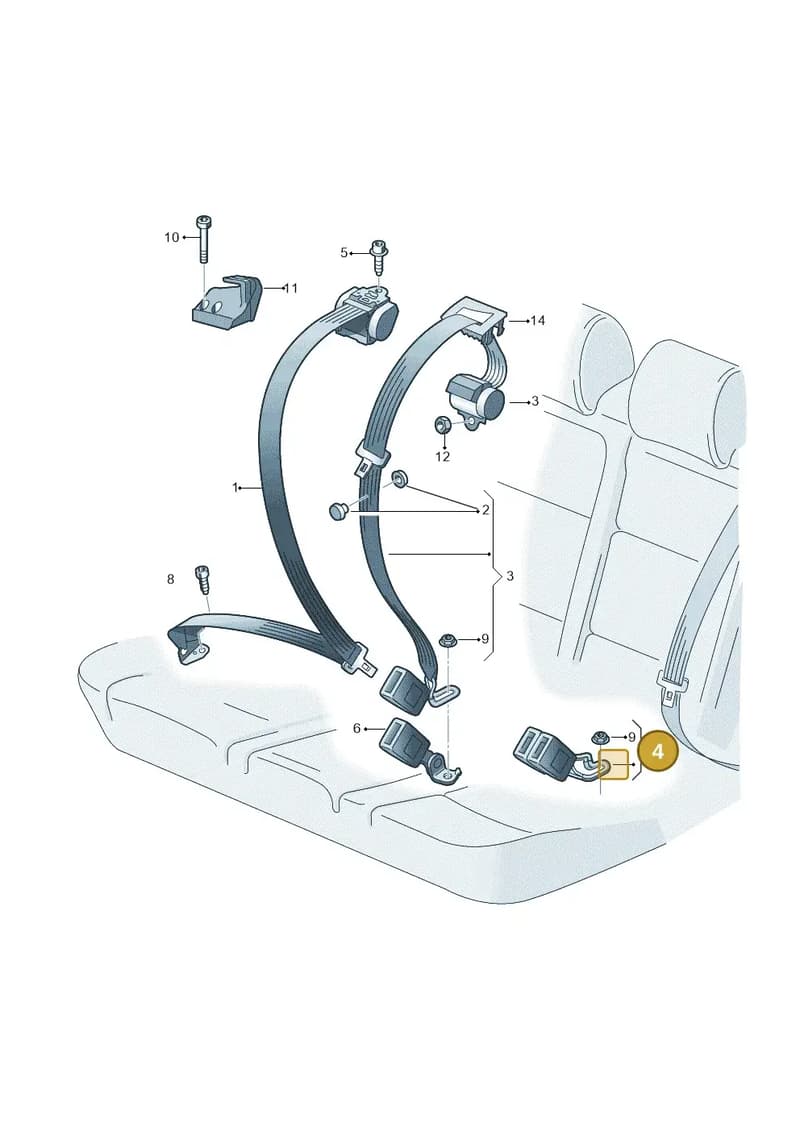 5FA857739MNB — SEAT Leon (2019-) diagram 746857700, position 4