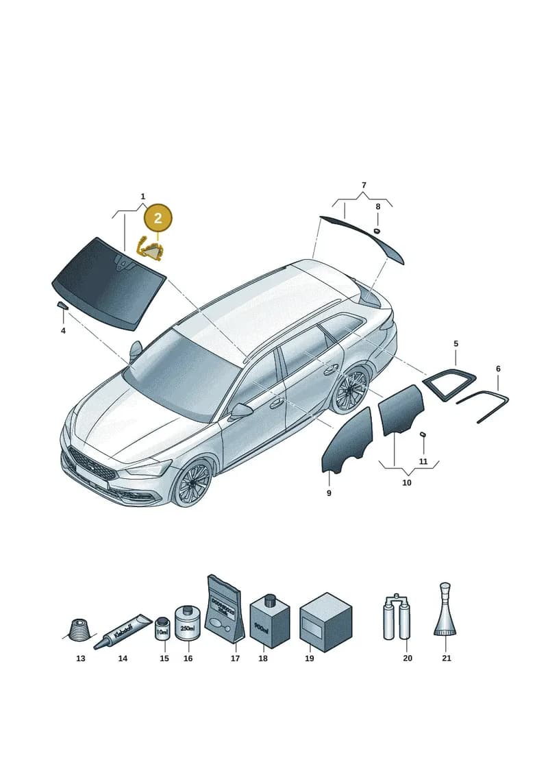 5FA862505 — SEAT Leon (2019-) diagram 5fn845010, position 2