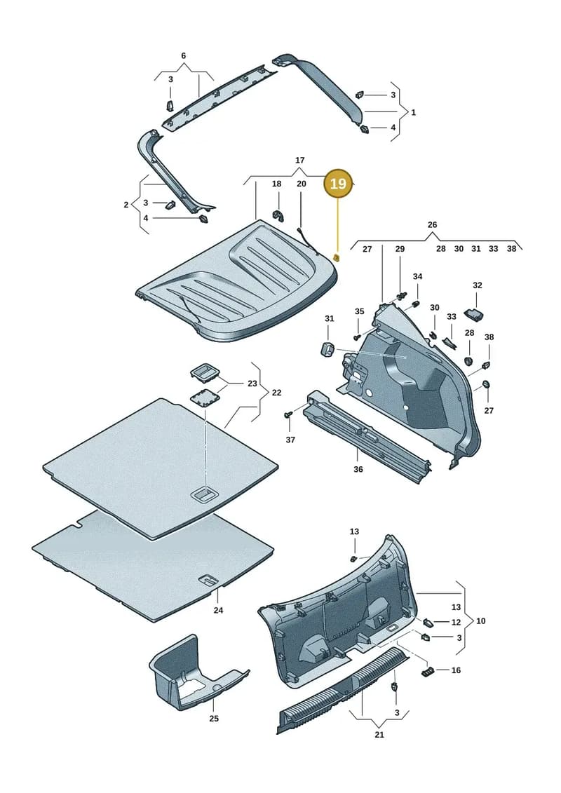 5FA867097 — SEAT CUPRA Tavascan (2023-) diagram 20h867080, position 19