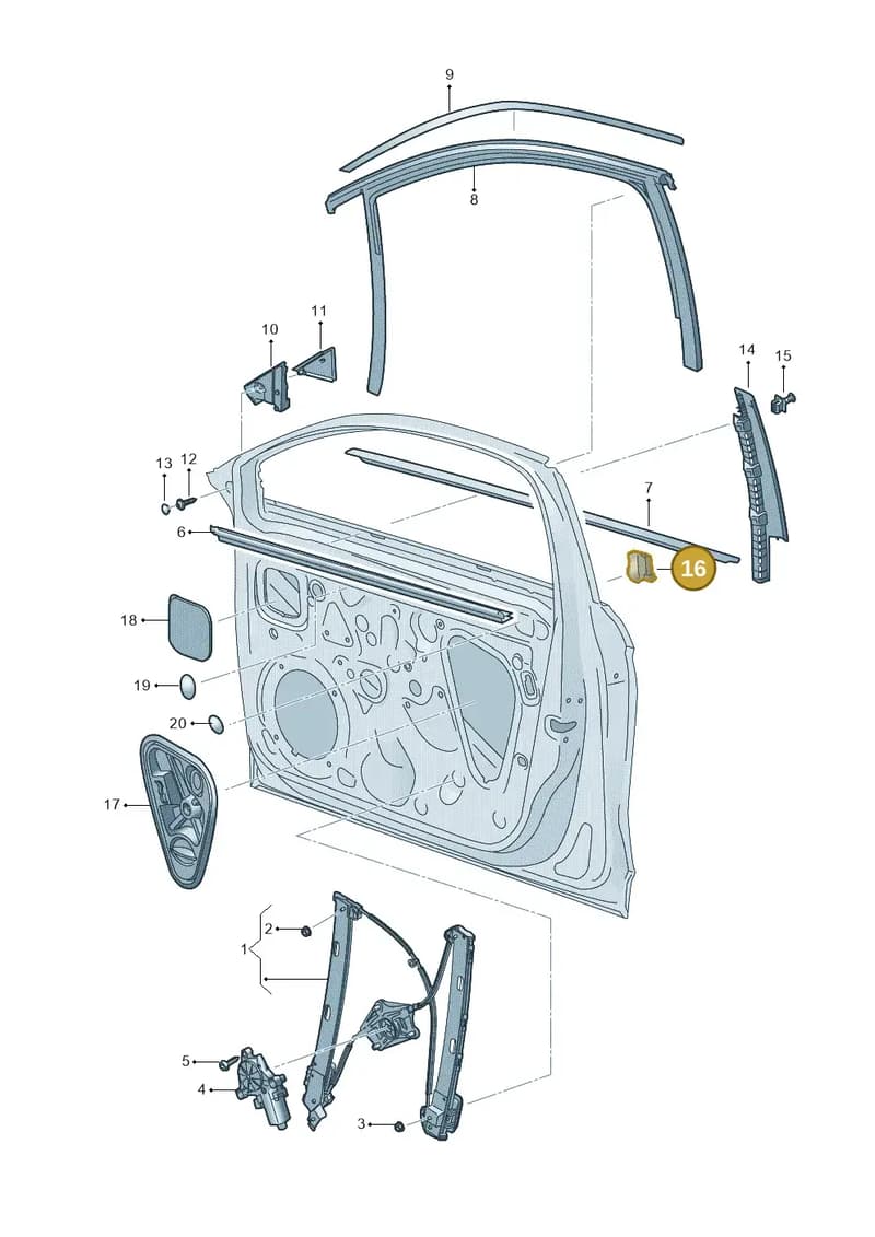 5FA867381A — SEAT Leon (2019-) diagram 5fn837060, position 16