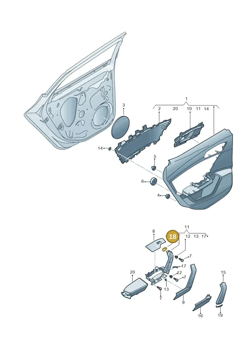 5FA868072A69D — SEAT Leon (2019-) diagram 5fn867040, position 18