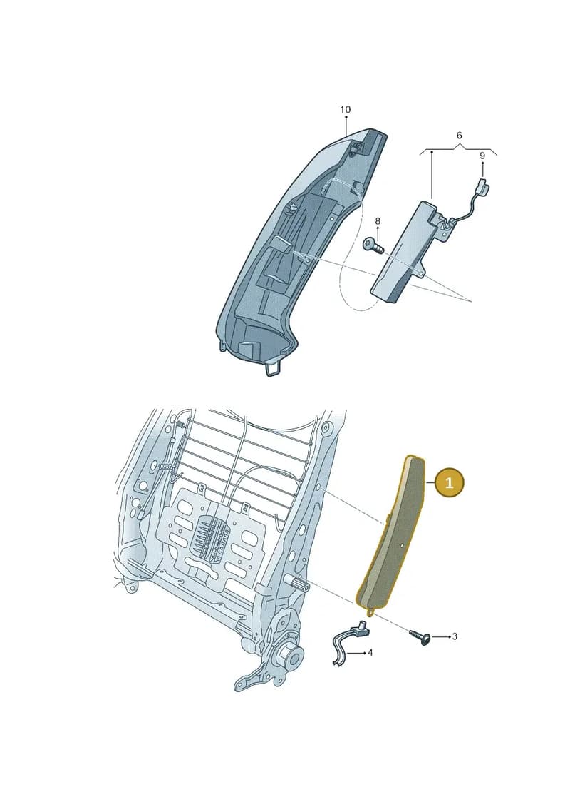 5FA880242G — SEAT CUPRA Formentor (2020-) diagram 746880200, position 1