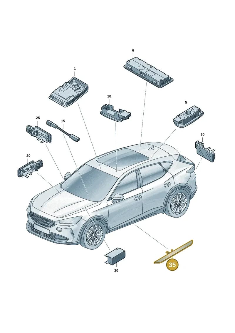 5FA947417E — SEAT CUPRA Formentor (2020-) diagram 5ff947000, position 35