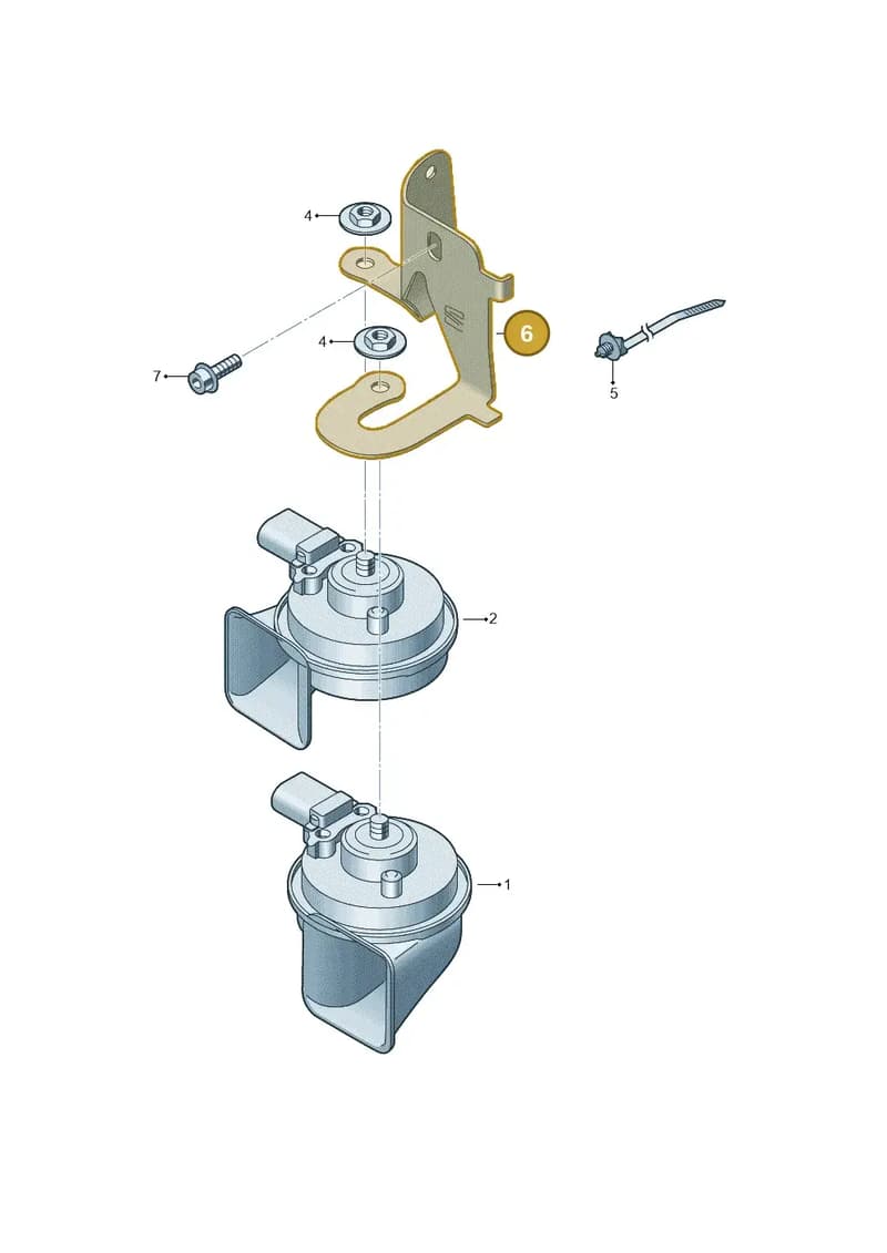 5FA951182D — SEAT CUPRA Formentor (2020-) diagram 5ff951020, position 6