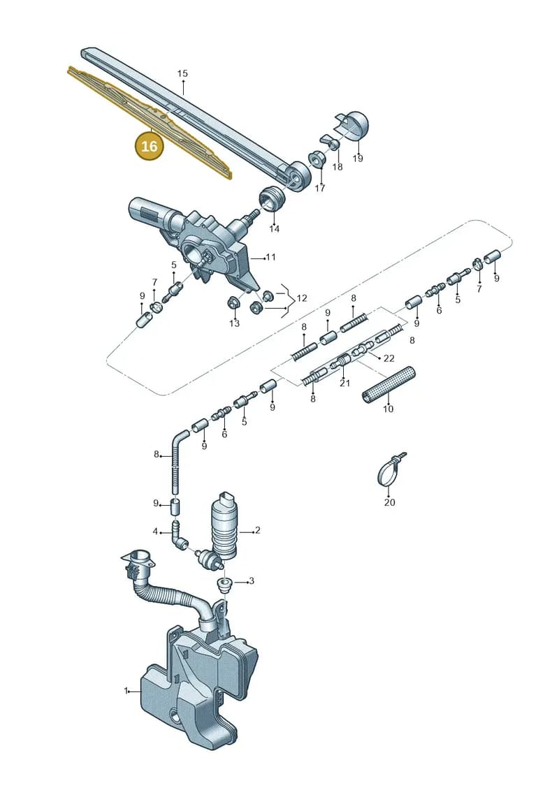 5FA95542703C — SEAT Leon (2019-) diagram 803955200, position 16