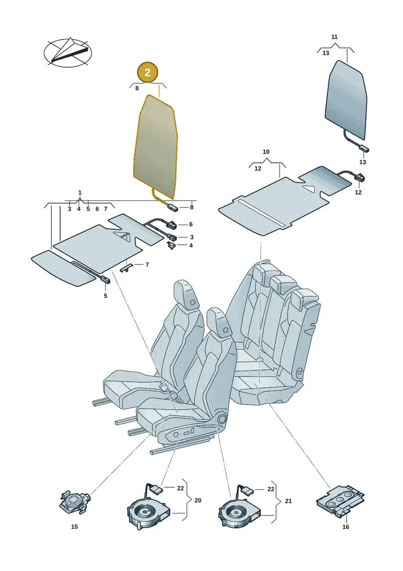 5FA963557G — SEAT Leon (2019-) diagram 5h0963000, position 2