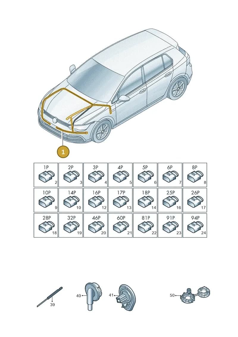 5FA971072 — SEAT Leon (2019-) diagram 5h0971080, position 1