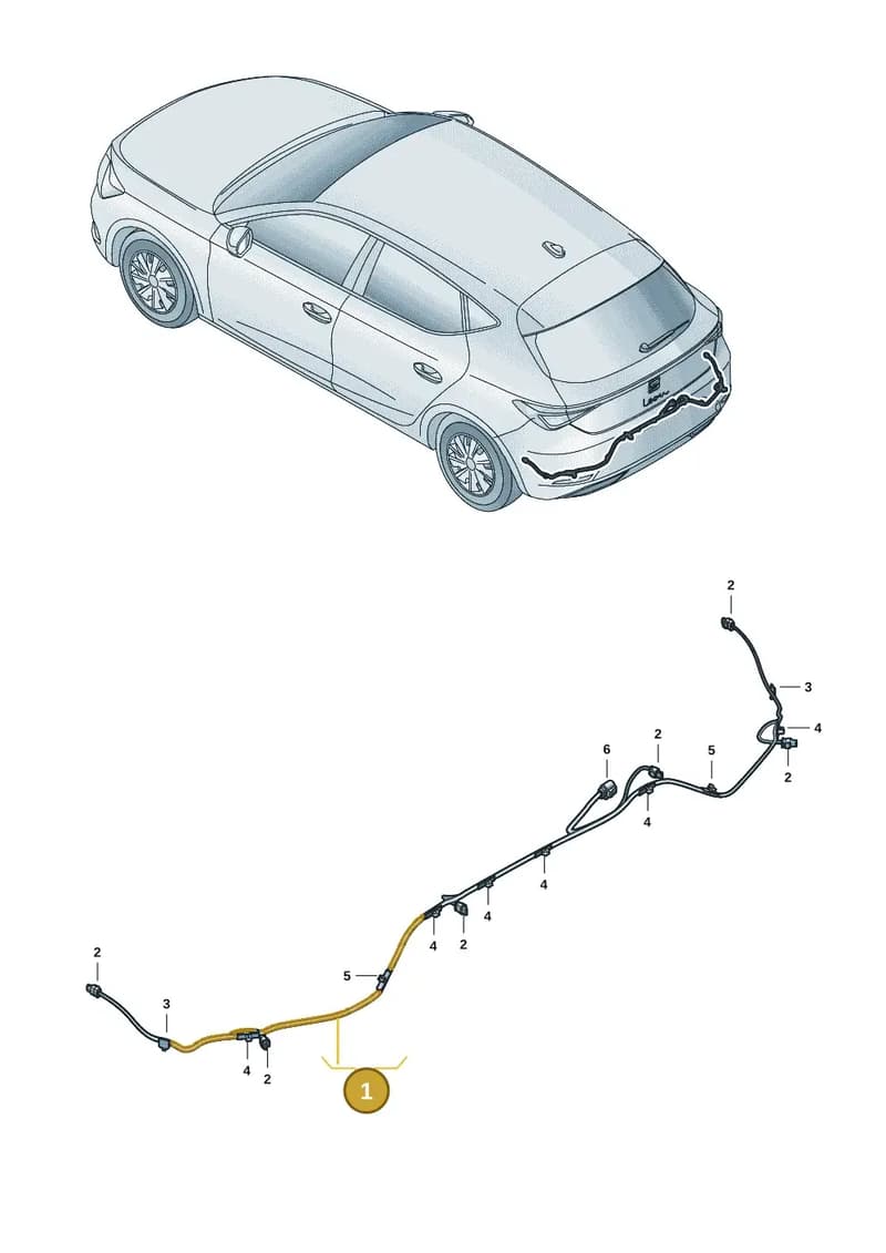 5FA971194A — SEAT Leon (2019-) diagram 5fn972090, position 1