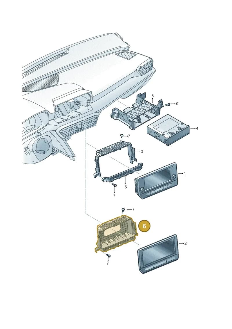 5FC972555A — SEAT CUPRA Formentor (2020-) diagram 5fn035000, position 6
