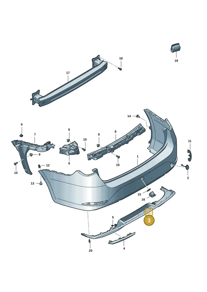 5FE807568A9B9 — SEAT Leon (2019-) diagram 5fn807060, position 3