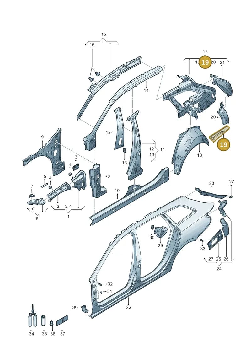 5FE813228 — SEAT Leon (2019-) diagram 5fn809010, position 19