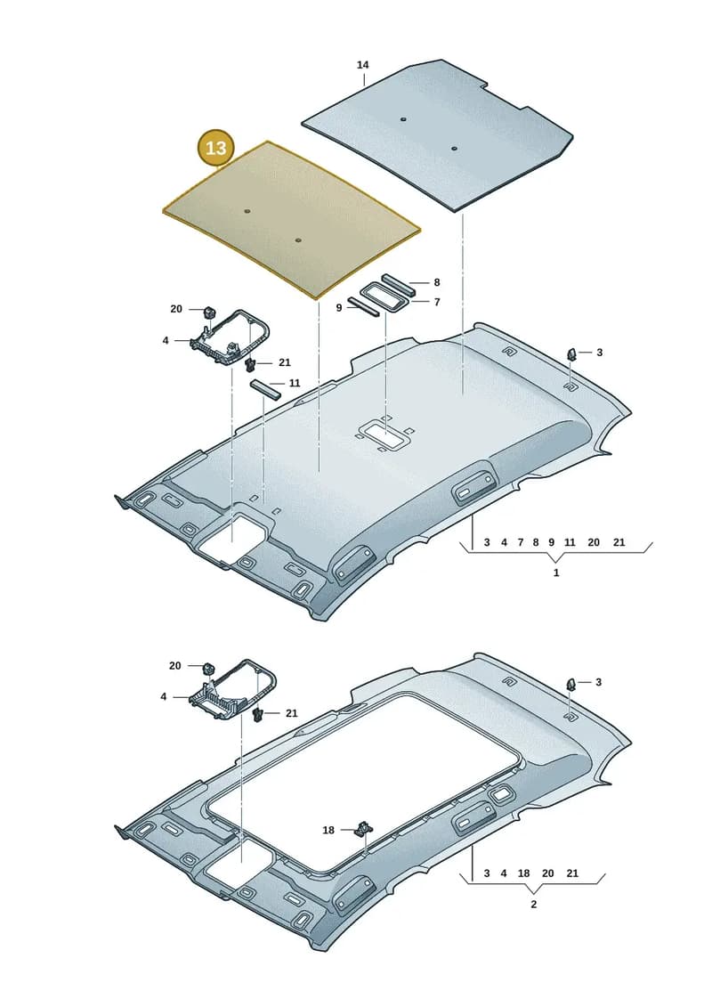 5FE817157 — SEAT Leon (2019-) diagram 5fn867057, position 13