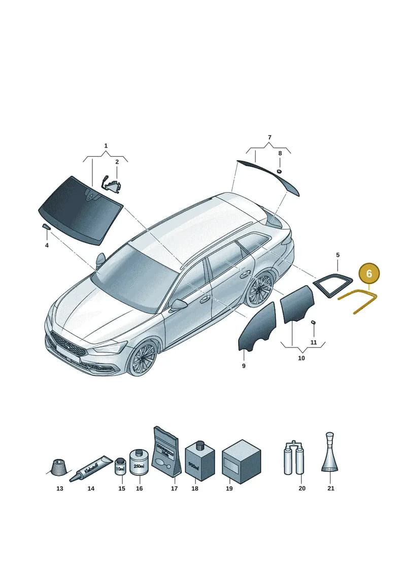 5FE853346D3Q7 — SEAT Leon (2019-) diagram 5fn845010, position 6