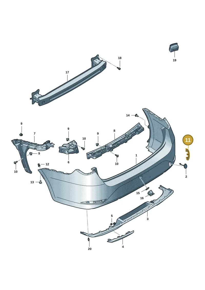 5FE945106D — SEAT Leon (2019-) diagram 5fn807060, position 11