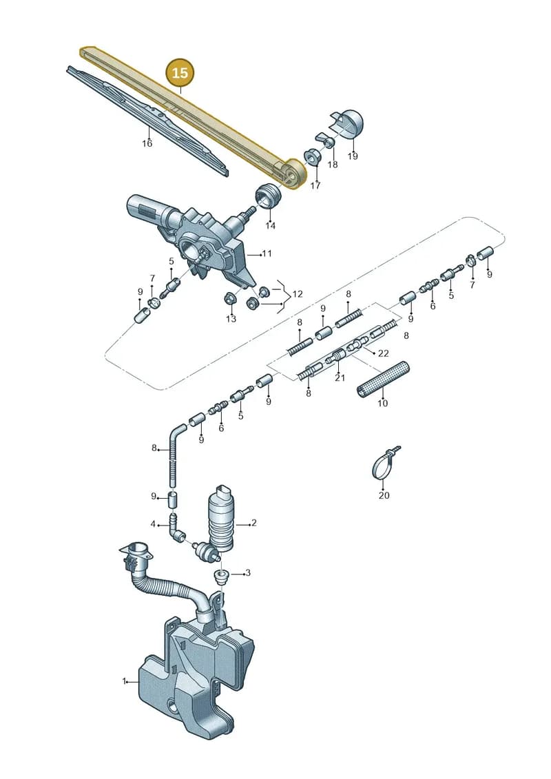 5FE9557079B9 — SEAT Leon (2019-) diagram 803955200, position 15