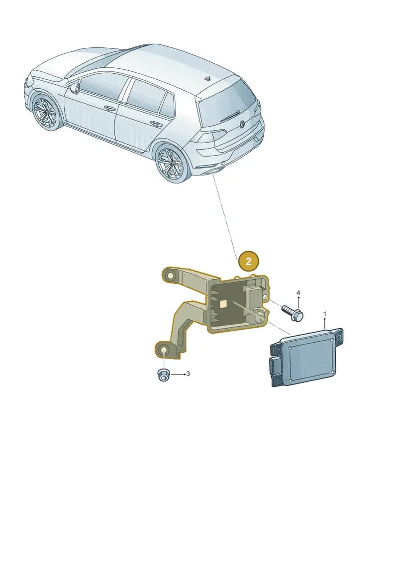 5FE955776A — SEAT Leon (2019-) diagram 5h0907010, position 2